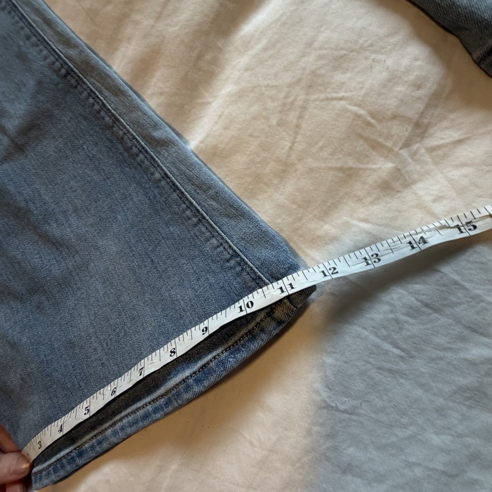 Hudson Holly Flare Jeans 27 Light Wash High Rise 32" Inseam - Picture 7 of 11
